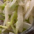 MULA's cooksnap of when they made 大根とネギの炒め物「鶏ガラ味」.