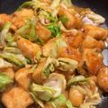ゆみ☆ゆっこ's cooksnap of when they made 鶏ムネ肉とキャベツの回鍋肉風.