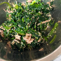 *マリィ*'s cooksnap of when they made ご飯が進む☆ほうれん草のツナゴマ和え.