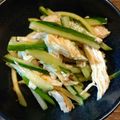 ばたみそーぱん☆'s cooksnap of when they made 作り置きに♡鶏胸肉ときゅうりのピリ辛和え.