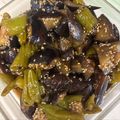 あいしょう's cooksnap of when they made ピーマンとナスの甘酢炒め.