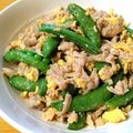 みみっこ♪'s cooksnap of when they made ◆スナップえんどうと卵の豚肉炒め◆.