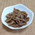 朔耶's cooksnap of when they made 冷蔵庫で1週間保存◎こんにゃくの甘辛煮.