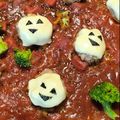 moeoke's cooksnap of when they made チーズdeおばけミートボール.