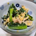 kumitch's cooksnap of when they made たまごと小松菜中華炒め.
