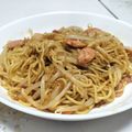 みかん's cooksnap of when they made レンジで4分！もちもち焼きそば.
