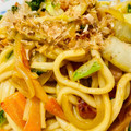 U☆kaoru's cooksnap of when they made 豚バラと水菜&白菜で☆和風だしの焼うどん.