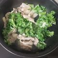 料理⭐音痴's cooksnap of when they made 癖になる味!わさび菜と豚バラのマヨ炒め♪.