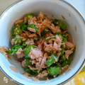 ☆まこちゃん☆'s cooksnap of when they made 簡単1品　オクラのツナ和え.