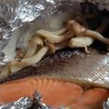 ひんべえ's cooksnap of when they made 包み方伝授☆鮭のホイル焼き.