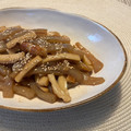 umizarusuki's cooksnap of when they made こんにゃくと竹輪の鶏だし炒め【作り置き】.