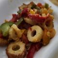 クックRSPYW6☆'s cooksnap of when they made ちくわとカラフル野菜の粉チーズ温サラダ.