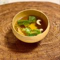 コムギ大好き's cooksnap of when they made 玉子豆腐のお吸い物　～椎茸の香り～.