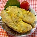 お山のエイ's cooksnap of when they made 厚切りハムのチーズピカタ.