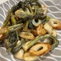 toshio39's cooksnap of when they made タラの芽とちくわのマヨ醤油炒め.