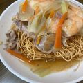 さち郎's cooksnap of when they made 皿うどん＊あんかけ焼きそば＊中華丼＊あん.