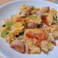 yukoko☆'s cooksnap of when they made 我が家人気No.1★レタストマト炒飯.