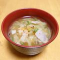 ドルフィンサーモン's cooksnap of when they made ＊とろとろキャベツとベーコンの味噌汁＊.