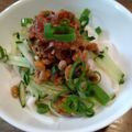ばたみそーぱん☆'s cooksnap of when they made 納豆と梅香味野菜たれでそうめん。.