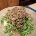 ダッフィーニーうに's cooksnap of when they made 志麻さん♪♪豆腐と豆苗のツナソースサラダ.
