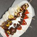 マイ©'s cooksnap of when they made 簡単　いちご＆バナナ＆マシュマロチョコ.