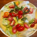 さすらい's cooksnap of when they made 目指せデリ風！レタスとトマトのサラダ.