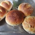 ヤヤ87's cooksnap of when they made ゆっくり発酵・牛乳で作る全粒粉入り丸パン.