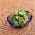 島子☆'s cooksnap of when they made オクラの柚子胡椒おろし和え.