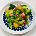 あっこ姉's cooksnap of when they made 簡単☆タコ・ジャガイモ・ブロッコリー炒め.