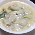 おにもつちゃん's cooksnap of when they made 簡単☆白菜と鶏もも肉のクリーム煮.