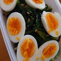 ibukeny's cooksnap of when they made ちぢみほうれん草&無限玉子☆ヤミツキ.