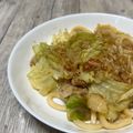 まくのうち's cooksnap of when they made ゴマ油香る☆シンプル焼きうどん.