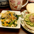 ひっこ's cooksnap of when they made 彩り栄養嬉しい☆大根葉の卵とじ.