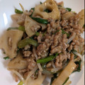 たみぞう1976's cooksnap of when they made 蓮根と挽き肉の甘辛炒め。.