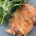 らてぼう's cooksnap of when they made 皮パリパリッ！鶏もも肉ステーキの焼き方！.
