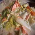 Mariyuyuki's cooksnap of when they made ☆鮭と白菜のチーズクリーム煮☆.
