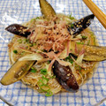 在宅勤務のおじさん's cooksnap of when they made なすの揚げびたしとみょうがのぶっかけ素麺.