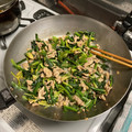 クックY2ICJE☆'s cooksnap of when they made 簡単！豚肉とほうれん草のバター醤油炒め.