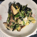 ちゃちゅ2's cooksnap of when they made 副菜に♪ほうれん草としいたけの卵炒め☆.