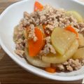 しぐれ親子's cooksnap of when they made 大根と鶏ミンチの煮物♪.