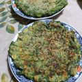 まりゆりひろこ's cooksnap of when they made ＊私流・カブの葉のチヂミ＊.