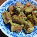 マット・ボンズ's cooksnap of when they made ☆簡単☆オクラちくわカレー天.