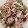 Tomotabi's cooksnap of when they made 大豆とカニカマときゅうりの簡単サラダ.