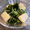 yum＊chim's cooksnap of when they made 豆腐とワカメの簡単サラダ.