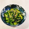 みぽぽ37's cooksnap of when they made きゅうりのナムル風.