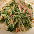 mifinosuke's cooksnap of when they made お弁当にも♪簡単♪水菜とハムの胡麻和え⭐.