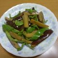 55才のおじさん's cooksnap of when they made ナスとピーマンの味噌炒め.