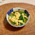 コムギ大好き's cooksnap of when they made 優しい味【玉子とじ小松菜の煮浸し】.