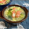 ankotetu's cooksnap of when they made ☆シャンタン☆青梗菜＆卵生姜食べるスープ.