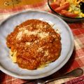 Yuki178's cooksnap of when they made ☆スパゲッティ ミートソース☆.